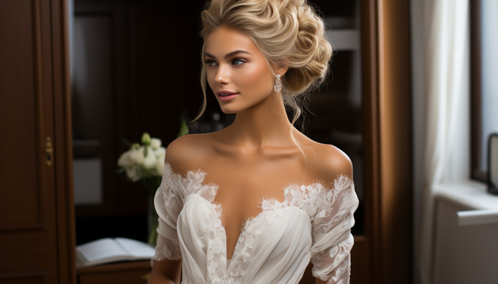 Une belle coiffure, une femme élégante